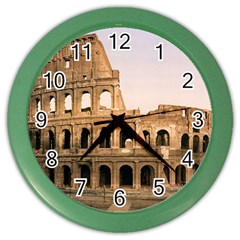 Rome Colosseum Color Wall Clocks by trendistuff