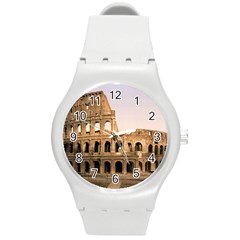 Rome Colosseum Round Plastic Sport Watch (m) by trendistuff