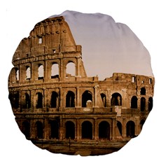 Rome Colosseum Large 18  Premium Round Cushions by trendistuff