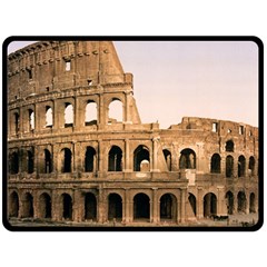 Rome Colosseum Double Sided Fleece Blanket (large) 