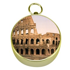 Rome Colosseum Gold Compasses