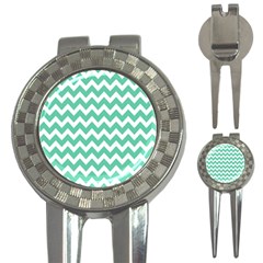 Chevron Pattern Gifts 3-in-1 Golf Divots by GardenOfOphir