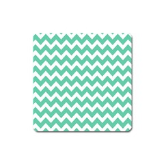 Chevron Pattern Gifts Square Magnet by GardenOfOphir