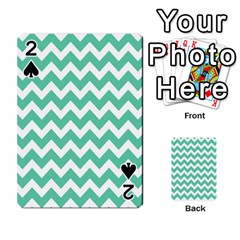 Chevron Pattern Gifts Playing Cards 54 Designs  by GardenOfOphir