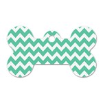 Chevron Pattern Gifts Dog Tag Bone (One Side) Front