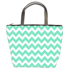 Chevron Pattern Gifts Bucket Bags by GardenOfOphir