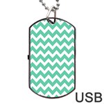 Chevron Pattern Gifts Dog Tag USB Flash (Two Sides)  Back