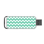 Chevron Pattern Gifts Portable USB Flash (Two Sides) Front