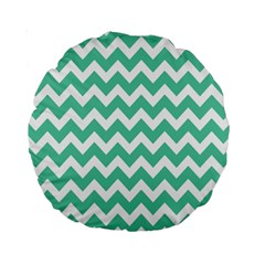 Chevron Pattern Gifts Standard 15  Premium Round Cushions