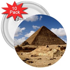 Pyramid Giza 3  Buttons (10 Pack) 