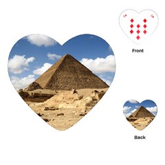 Pyramid Giza Playing Cards (heart) 