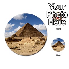 Pyramid Giza Multi-purpose Cards (round)  by trendistuff