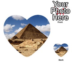 Pyramid Giza Multi-purpose Cards (heart)  by trendistuff