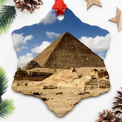 Pyramid Giza Ornament (snowflake) 