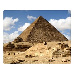 Pyramid Giza Double Sided Flano Blanket (large)  by trendistuff