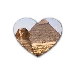 Pyramid Egypt Heart Coaster (4 Pack)  by trendistuff