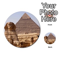 Pyramid Egypt Multi-purpose Cards (round)  by trendistuff