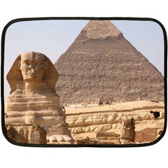 Pyramid Egypt Fleece Blanket (mini) by trendistuff