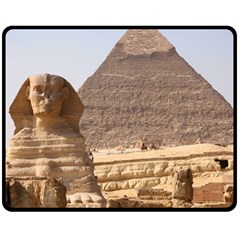 Pyramid Egypt Fleece Blanket (medium) 