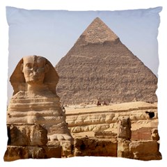 Pyramid Egypt Large Flano Cushion Cases (one Side) 