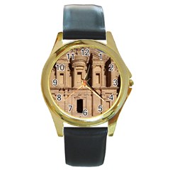 Petra Jordan Round Gold Metal Watches by trendistuff