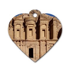 Petra Jordan Dog Tag Heart (one Side) by trendistuff