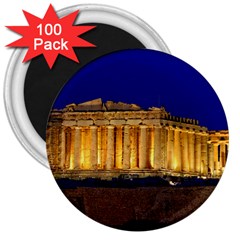 Parthenon 2 3  Magnets (100 Pack) by trendistuff