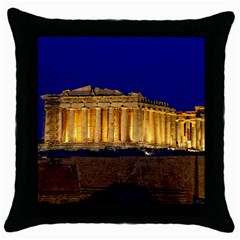 Parthenon 2 Throw Pillow Cases (black) by trendistuff