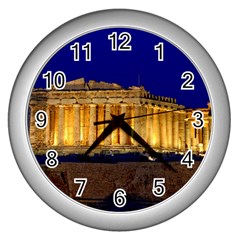 Parthenon 2 Wall Clocks (silver)  by trendistuff