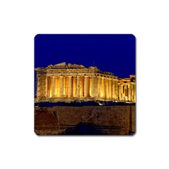 Parthenon 2 Square Magnet by trendistuff