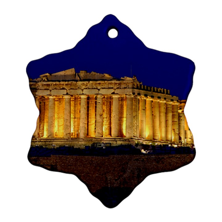 PARTHENON 2 Snowflake Ornament (2-Side)