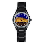 PARTHENON 2 Stainless Steel Round Watches Front