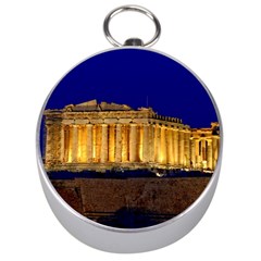 Parthenon 2 Silver Compasses by trendistuff