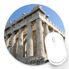 Parthenon Round Mousepads by trendistuff