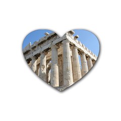 Parthenon Heart Coaster (4 Pack)  by trendistuff