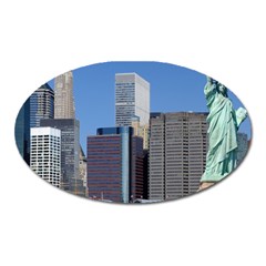 Ny Liberty 2 Oval Magnet by trendistuff