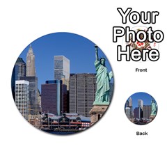 Ny Liberty 2 Multi-purpose Cards (round)  by trendistuff