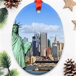 NY LIBERTY 1 Ornament (Oval) 