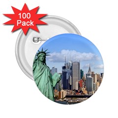 Ny Liberty 1 2 25  Buttons (100 Pack) 