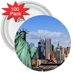 NY LIBERTY 1 3  Buttons (100 pack) 