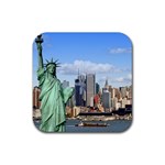 NY LIBERTY 1 Rubber Coaster (Square) 