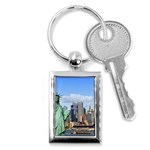 NY LIBERTY 1 Key Chains (Rectangle) 