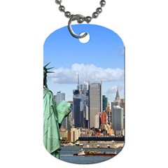 Ny Liberty 1 Dog Tag (one Side) by trendistuff