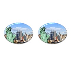 Ny Liberty 1 Cufflinks (oval) by trendistuff