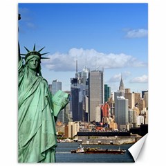 Ny Liberty 1 Canvas 11  X 14   by trendistuff