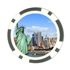 Ny Liberty 1 Poker Chip Card Guards