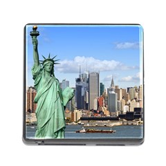 Ny Liberty 1 Memory Card Reader (square) by trendistuff