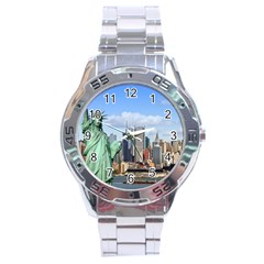 Ny Liberty 1 Stainless Steel Men s Watch by trendistuff