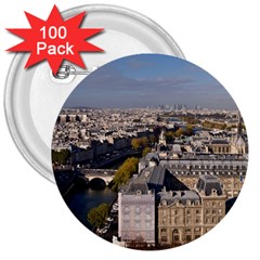 Notre Dame 3  Buttons (100 Pack) 