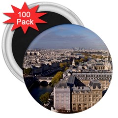 Notre Dame 3  Magnets (100 Pack) by trendistuff